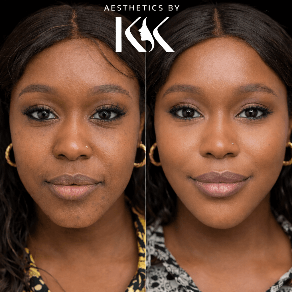 Doctor-led aesthetic treatment results at Aesthetics by KK