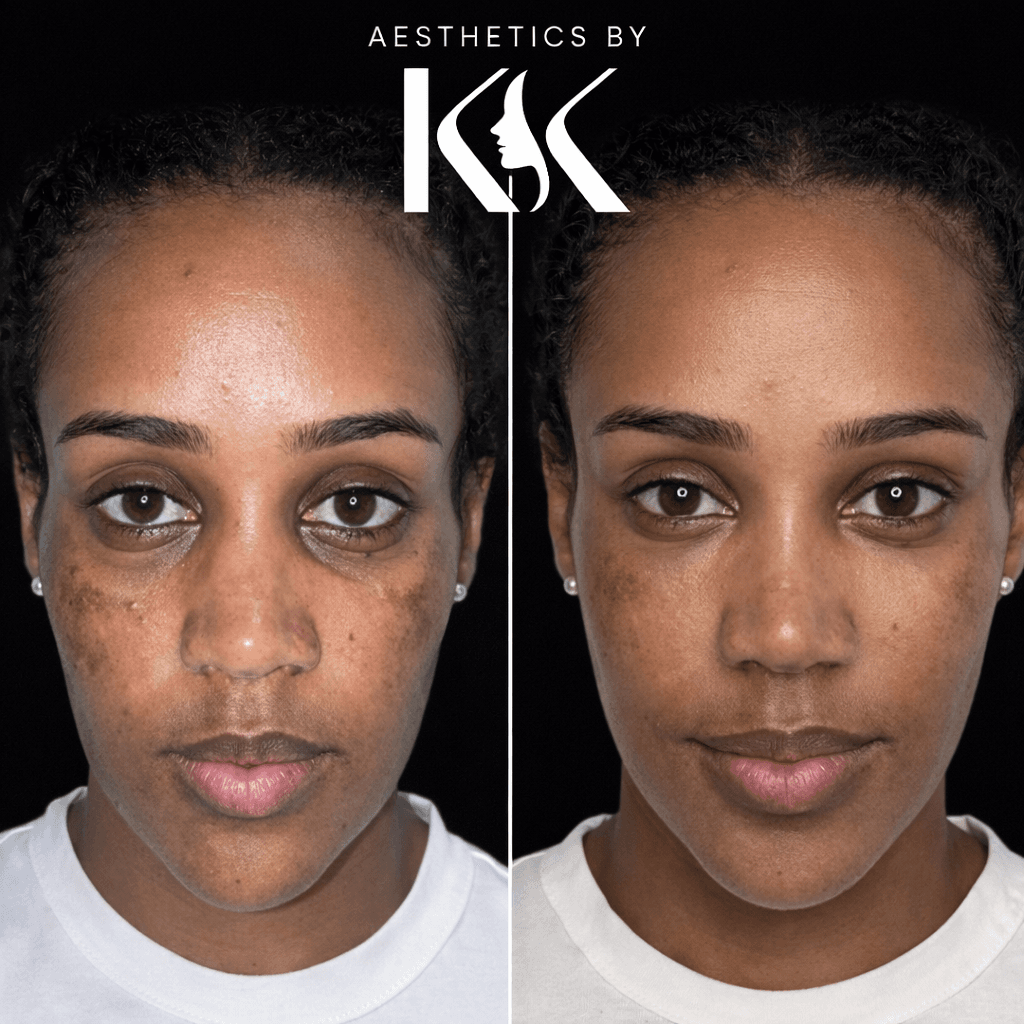 Endolaser jawline and neck results at Aesthetics by KK